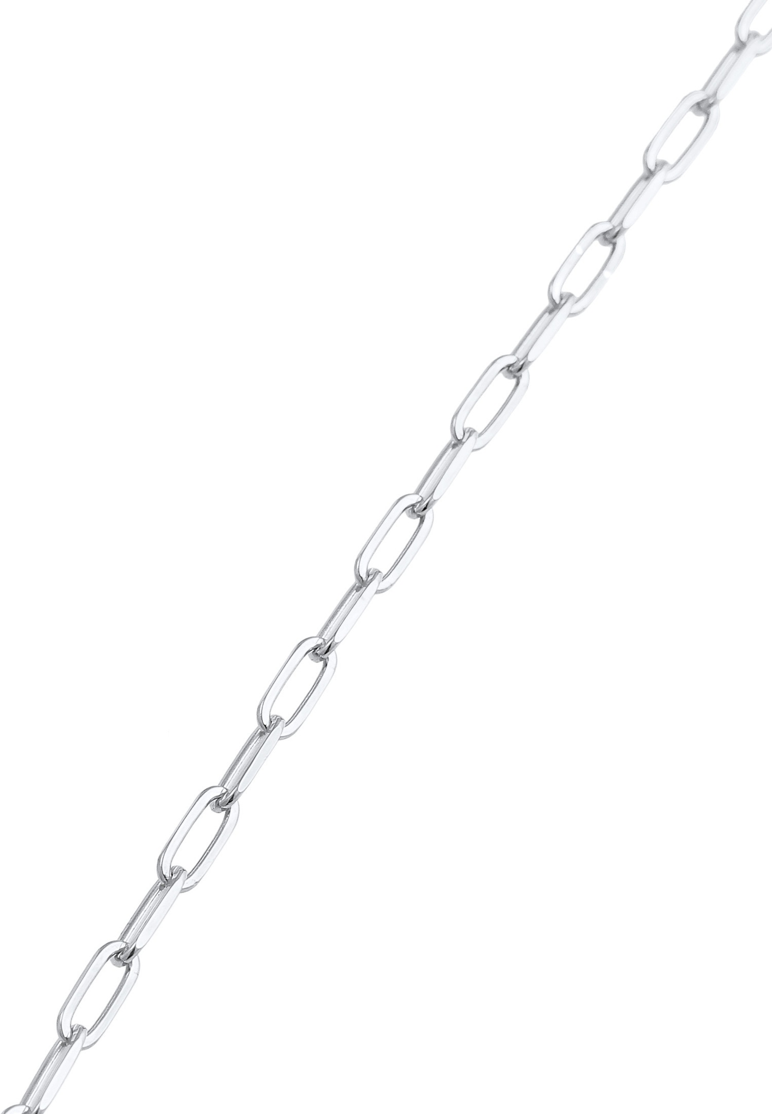 Elli Femmes maillons Ovale Basic Chain Blogueur tendance en argent sterling 925
