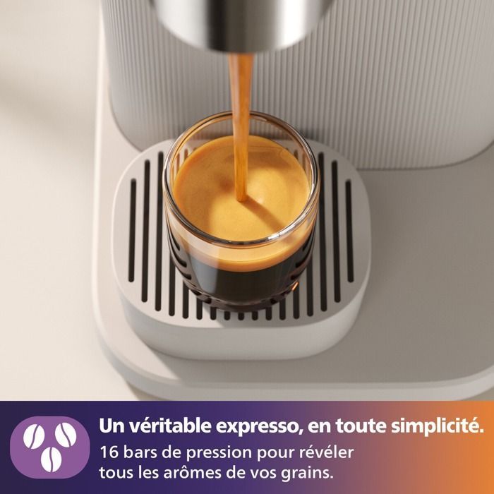 Philips Baristina BAR300/00 espressomachine met ingebouwde molen, 122,8 W, wit