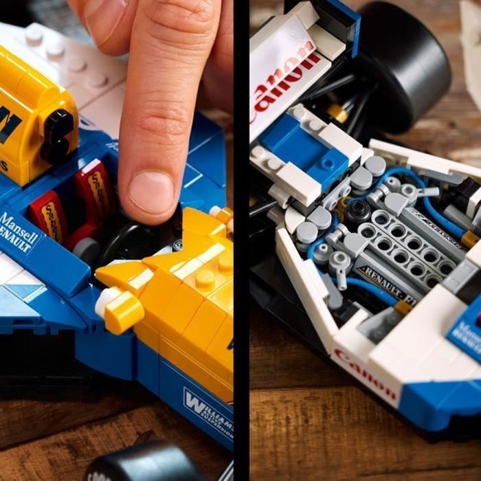 LEGO Icons 10353 Williams Racing FW14B en Nigel Mansell - Formule 1-raceauto voor volwassenen