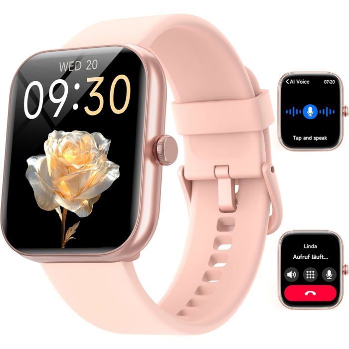 Smartwatch da donna per Samsung, iPhone, Android, schermo da 1,91