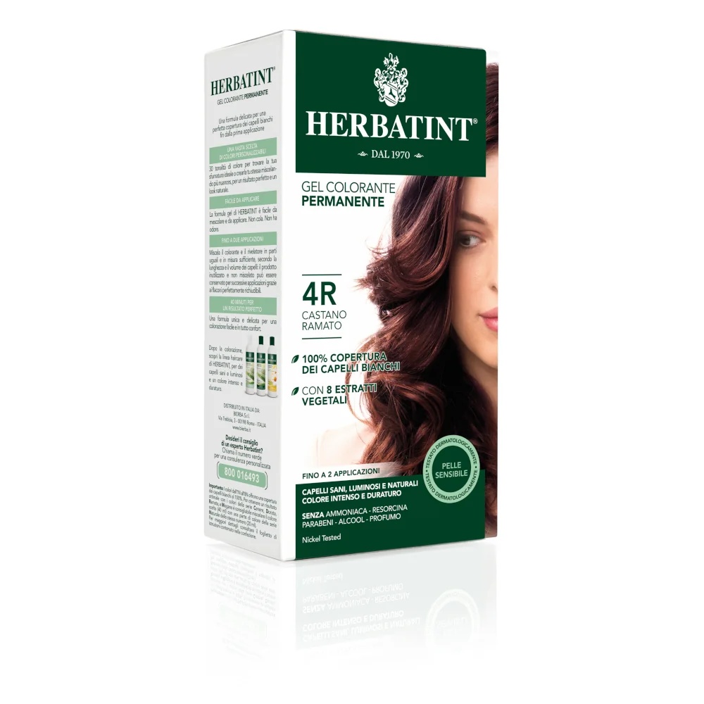 HERBATINT Herbatint püsiv geelvärv 4R vaskpruun 150 ml