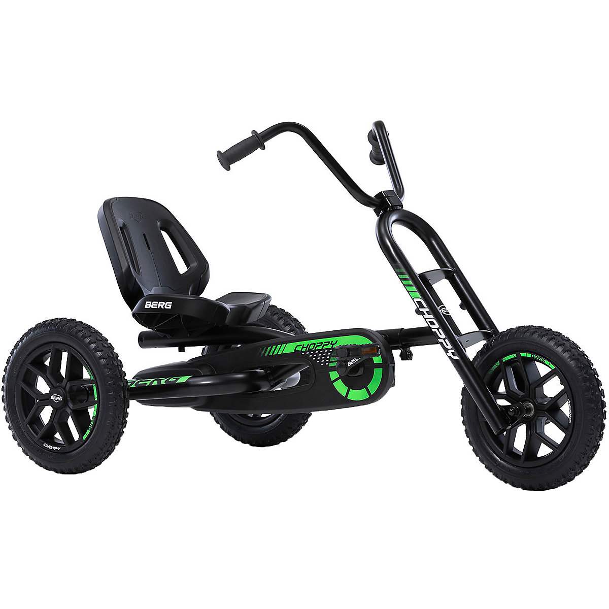 BERG Gokart Buddy Choppy Neo Svart Grön