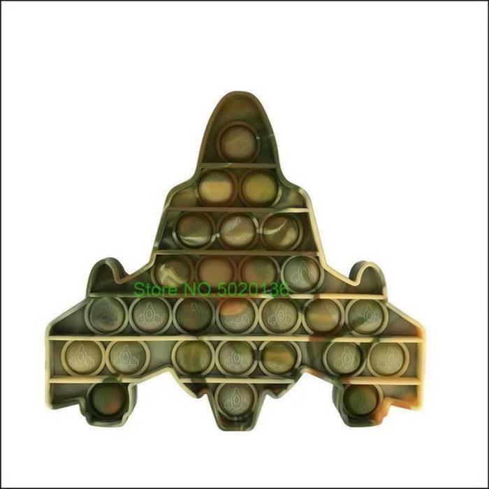 Spinner manuale - Push Popit Sensory Bubble - Marca PI - Antistress per adulti - Arancione e rosso
