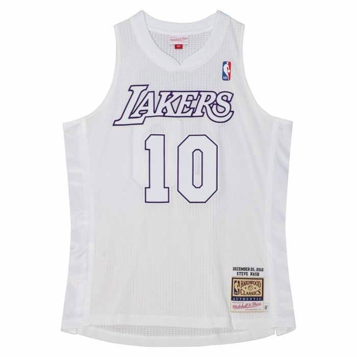 Maillot de basket - MITCHELL & NESS - Los Angeles Lakers - Steve Nash - 100% polyester - Homme sans manche