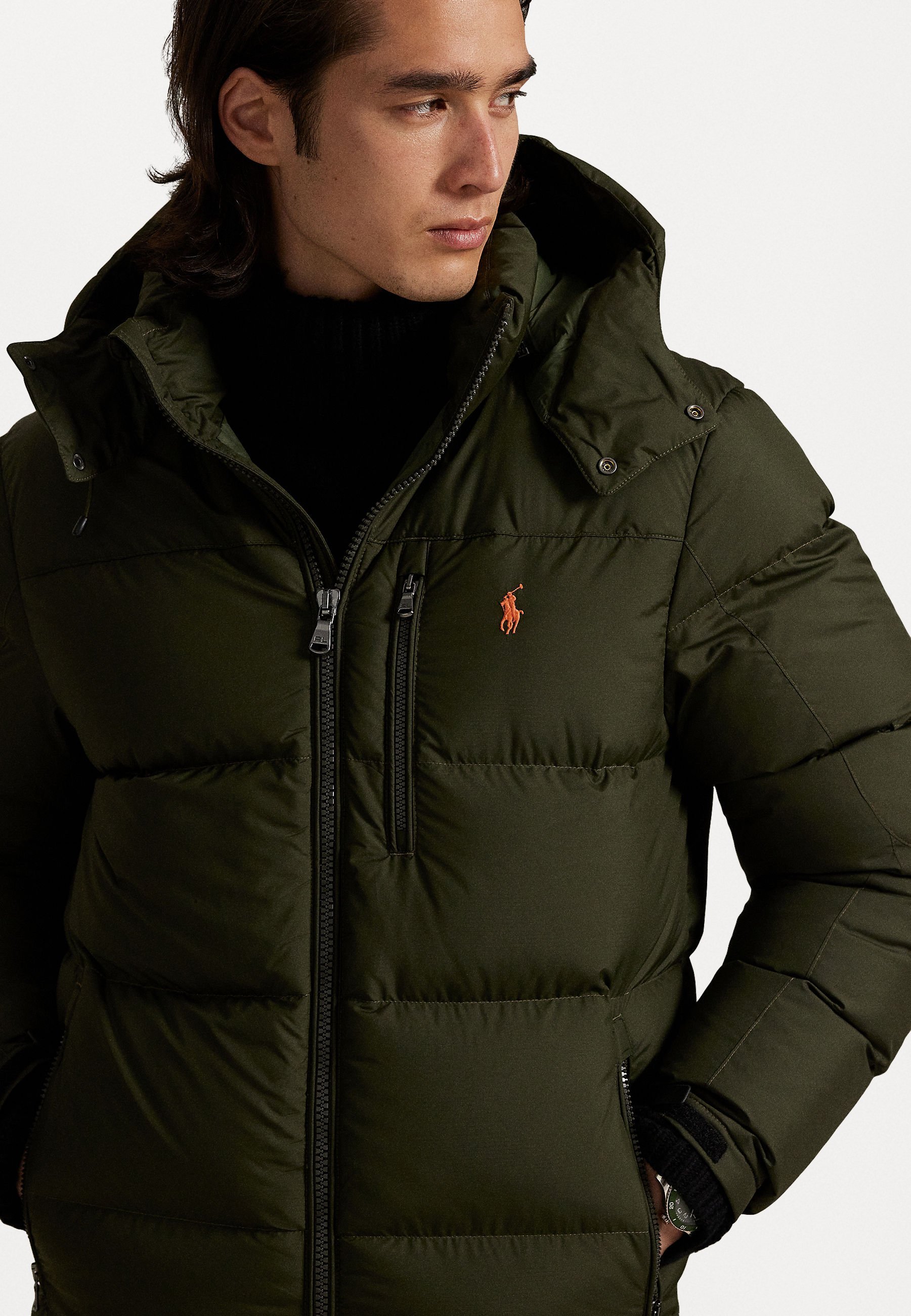 Polo Ralph Lauren THE GORHAM DOWN JACKET - Donsjack - olijfgroen