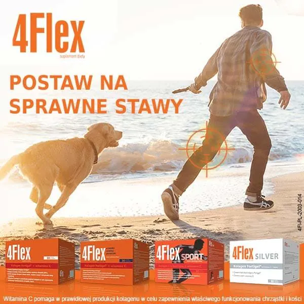 4 Flex Preparat na wzmocnienie stawów Proszek w saszetkach