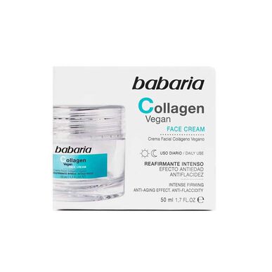 Babaria Kollagen Vegansk Ansiktskräm Anti-aging Uppstramande Kollagen Ansiktskräm 50 ml