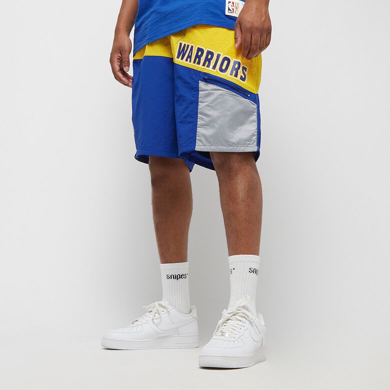 Pantalón corto utilitario de nailon de la NBA Golden State Warriors