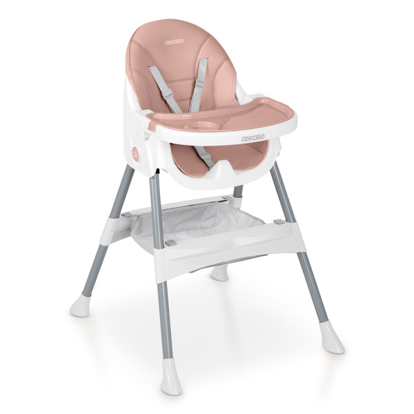 Krzesełko do karmienia dla dzieci Ricokids Mani 3w1 regulowane tacka