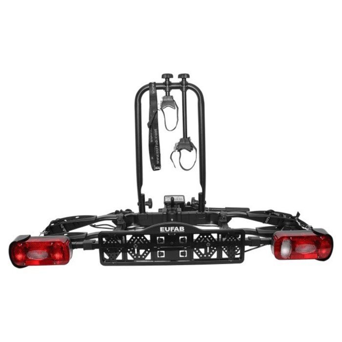 Porte-vélos Eufab Crow Plus pour 2 vélos extensible à 3 - Eufab