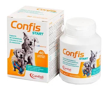 CANDIOLI Confis Start 40 comprimidos saborosos Alimento suplementar para osteoartrite