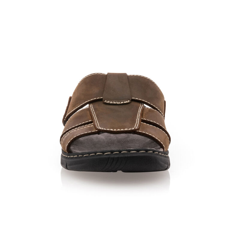  Sandálias masculinas marrons / Sapatos de bico aberto