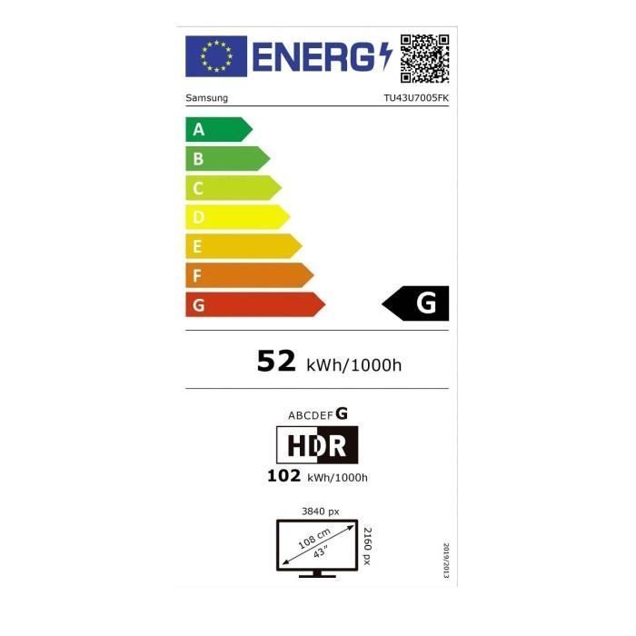 Samsung 43U7005F - TV LED da 43