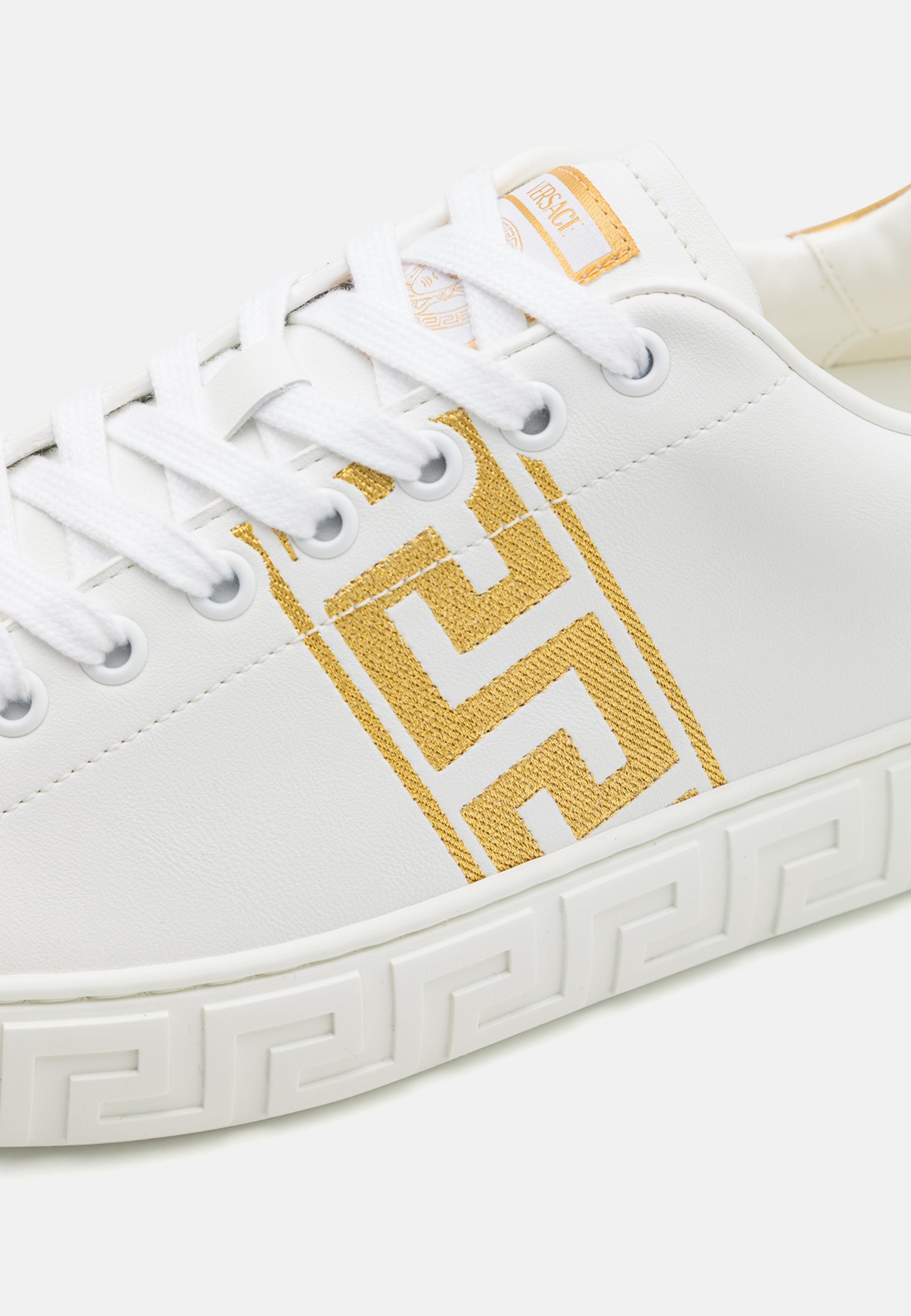 Versace sneakers - wit/goud