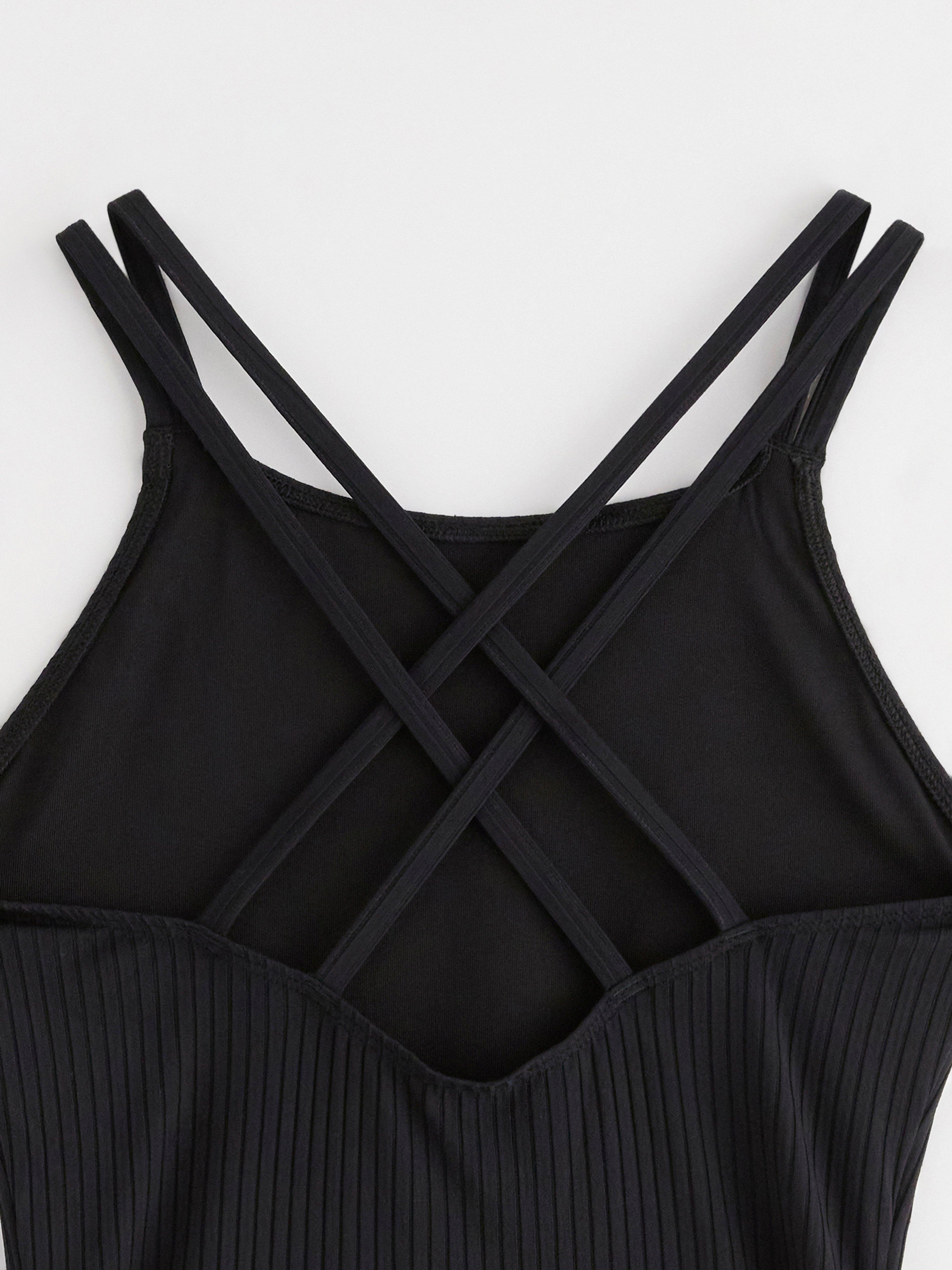 Maillot de bain côtelé noir