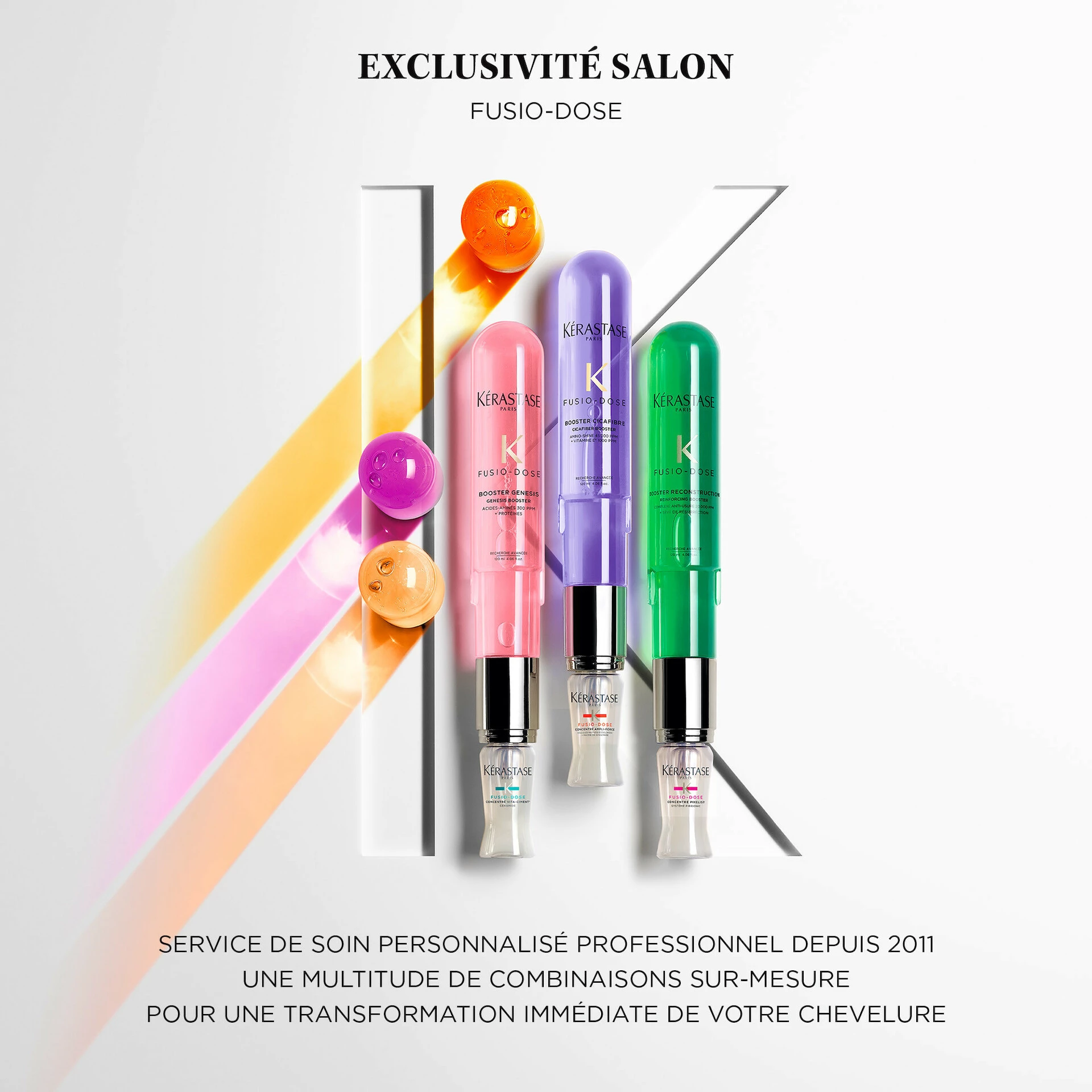 Genesis Ampoules Cure Anti-Chute Fortifiantes 10 x 6 ml - Kérastase