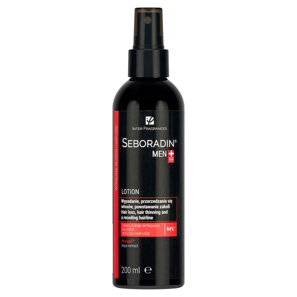 Seboradin Men Lotion Kuracja przeciw przedwczesnemu wypadaniu włosów