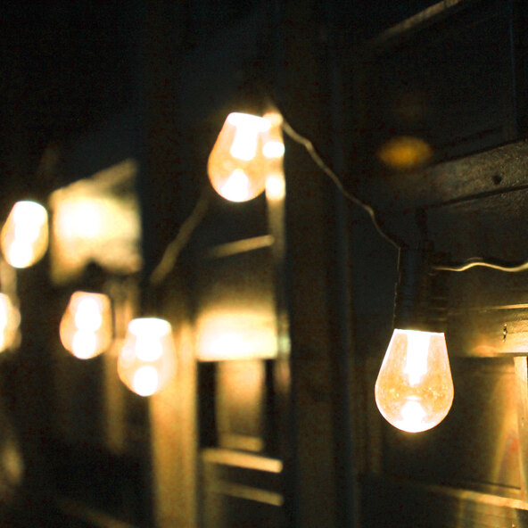 Ghirlandă luminoasă LED inteligentă pentru exterior Stella, albă+colorată