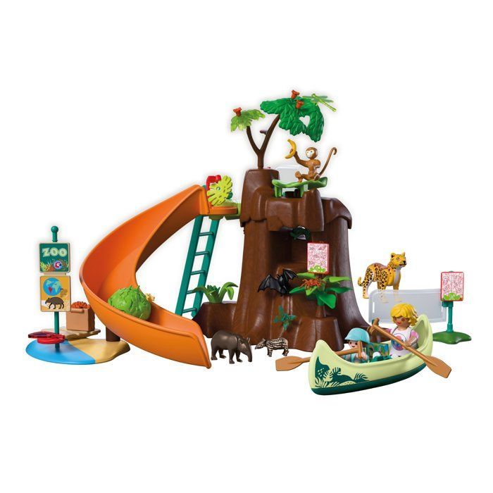Playmobil 72071 Zoológico: En el corazón de la selva