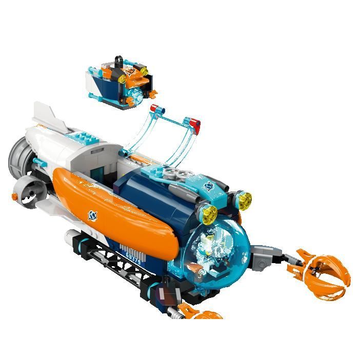 LEGO city 60379 Le sous-marin d’exploration en eaux profondes Cadeaux Jouets Objets de collection 7+