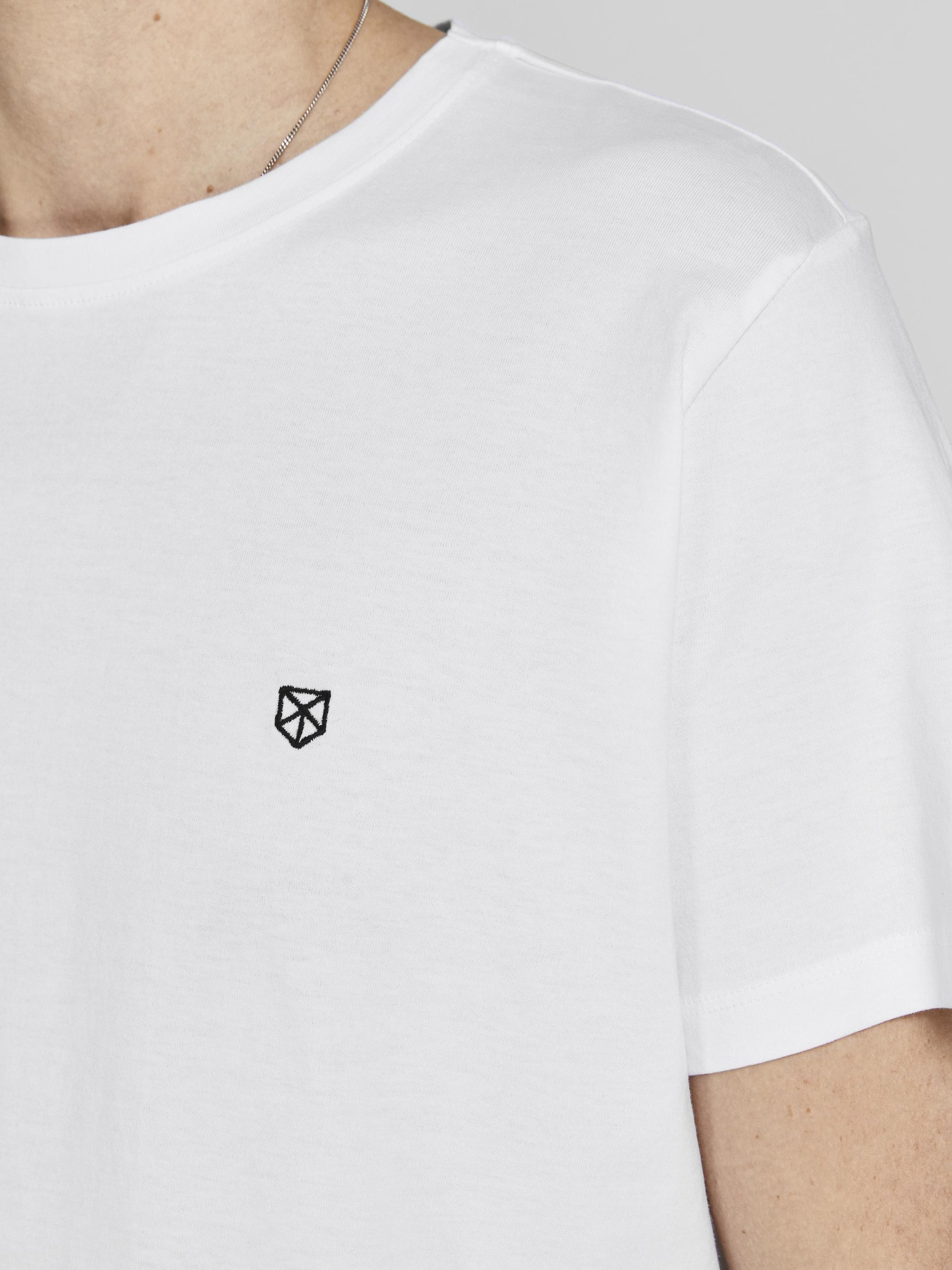 Jack & Jones PREMIUM JPRBRODY TEE CREW 5 PACK - Koszulka basic - granatowa marynarka/biały/oliwkowa noc/czarny/portroyale