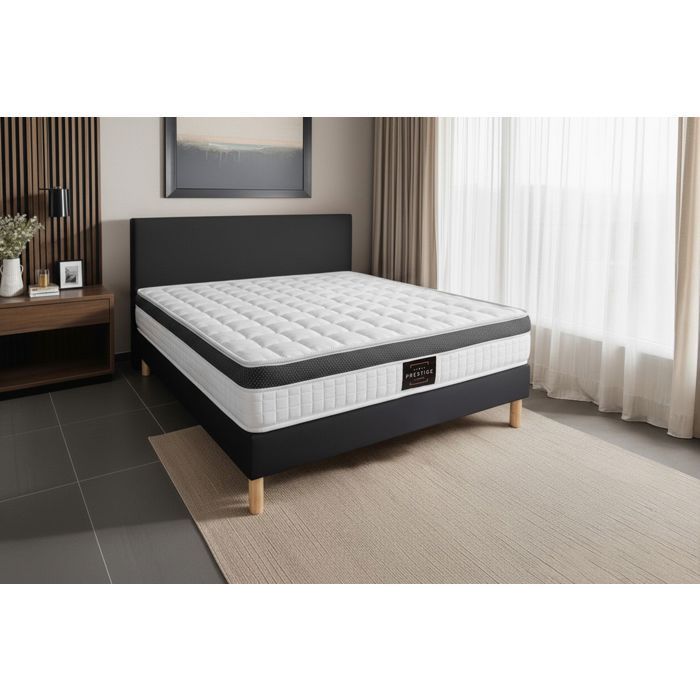 Colchón Superior de 90x200 cm con espuma viscoelástica de 3 zonas.