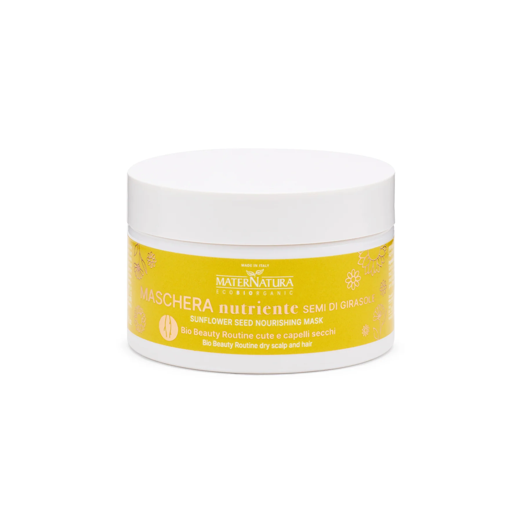 Balsamo Maschere e Olii Maschera Capelli Ristrutturante Ai Semi Di Girasole - Maschera Idratante Capelli, Maschera Riparatrice Capelli