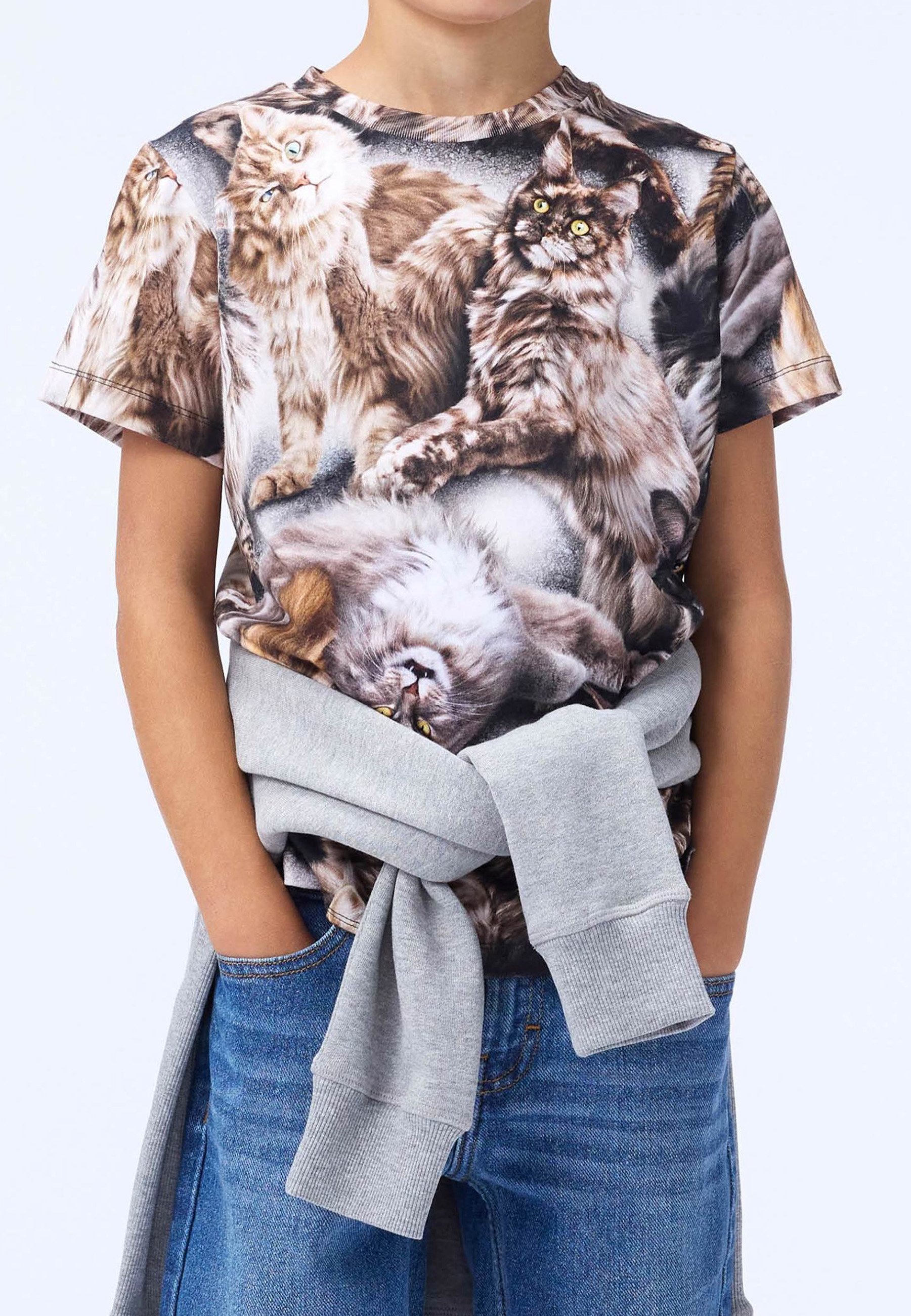 Molo RALPHIE T-shirt met korte mouwen - Bedrukt T-shirt - lichtbruin