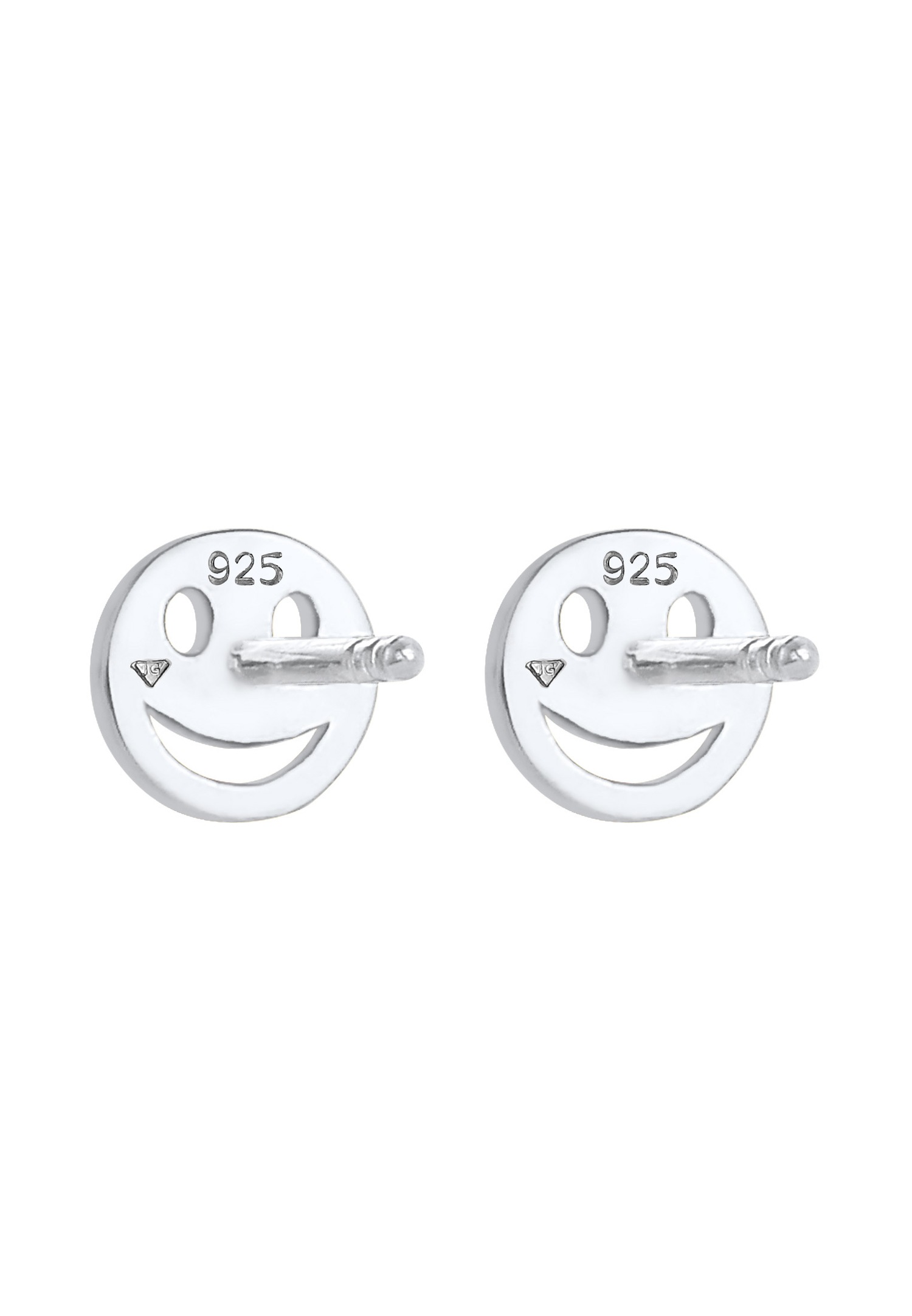 Elli Tendance de base des assiettes à sourire pour enfants en argent sterling 925