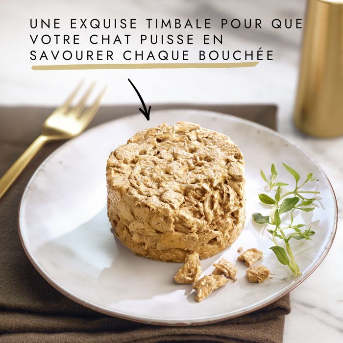 GOURMET GOLD Les Timbales - 96x85g - Boîtes pour chat adulte