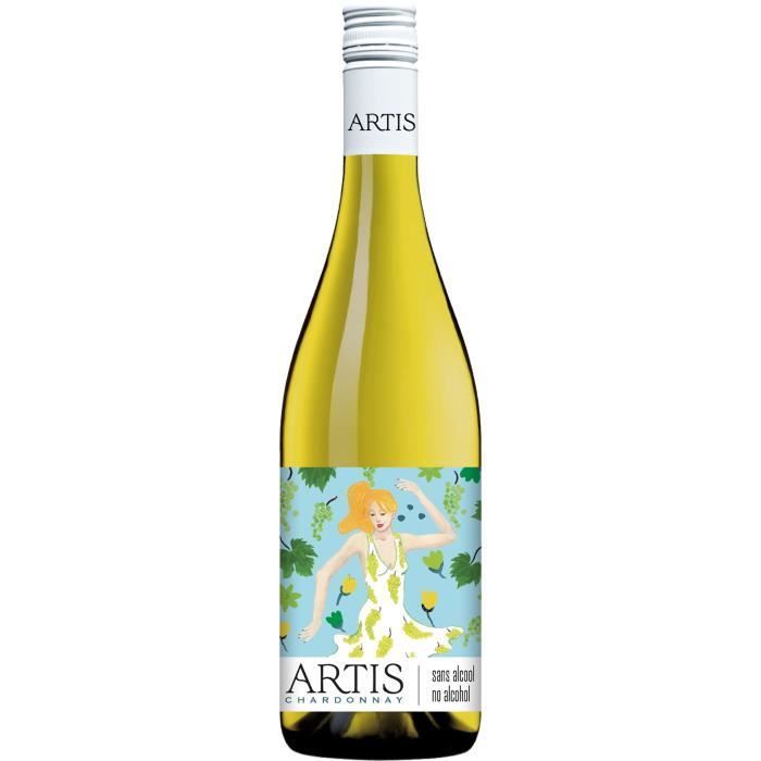 Artis Chardonnay - Bebida sin alcohol a base de vino blanco - 75 cl