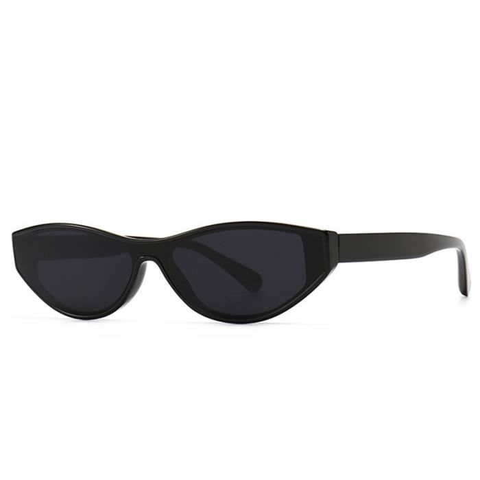 Gafas de sol retro SHARPHY para mujer, montura estrecha, modernas, de alta calidad, ideales para viajar, color negro, con protección UV.