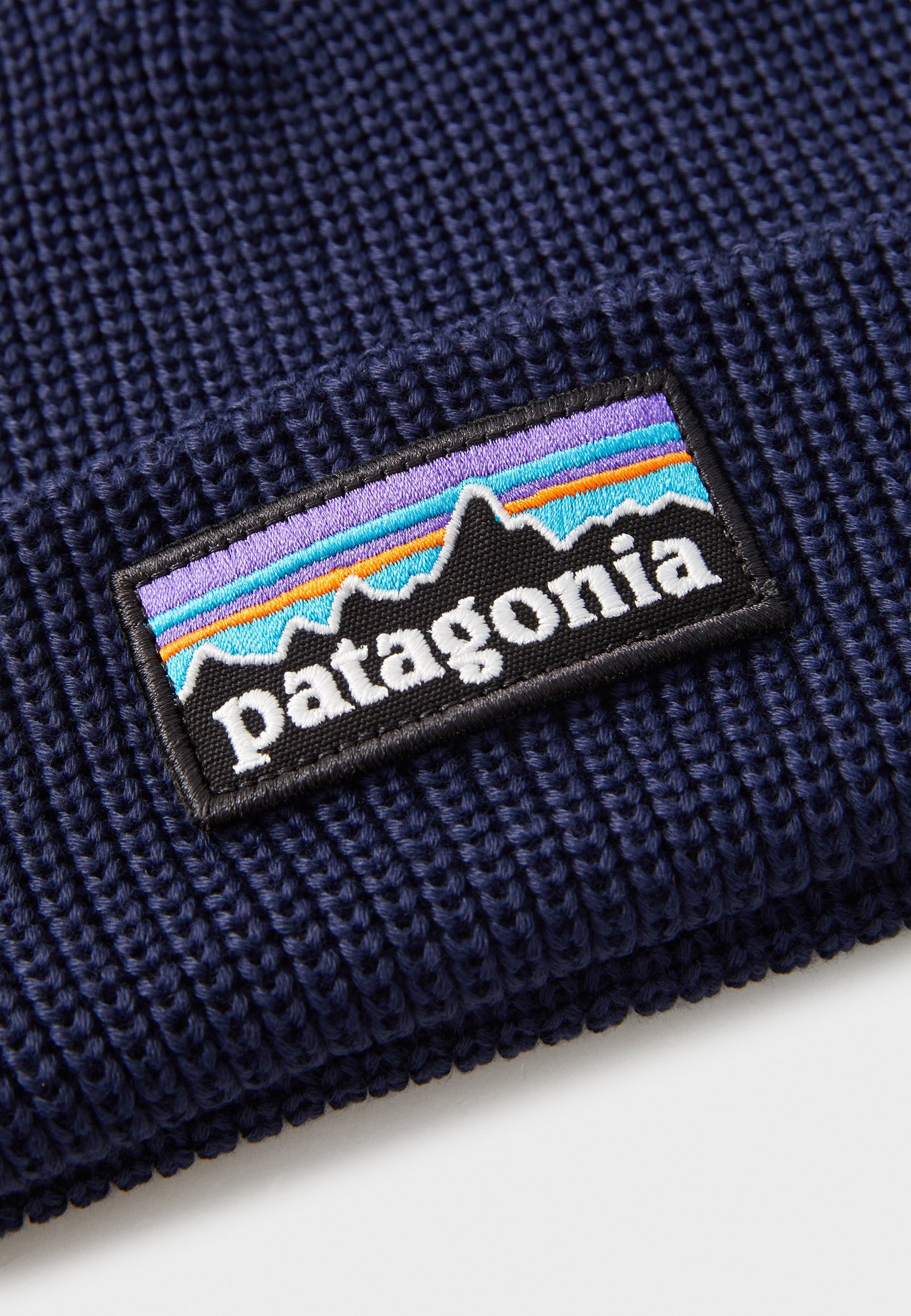 Bonnet unisexe Patagonia avec logo - Bleu marine neuf