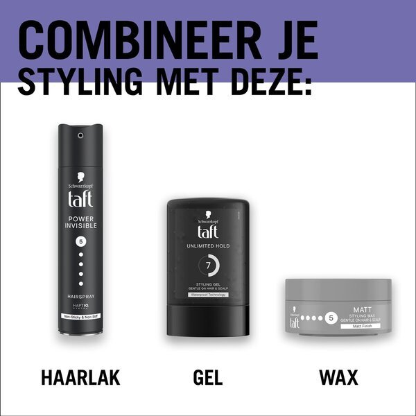 Taft mat vosak za oblikovanje kose<br>75ml