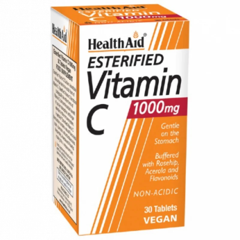 HEALTH AID Ester Vitamine C 1000 mg 30 tabletten Voedingssupplement met vitamine C