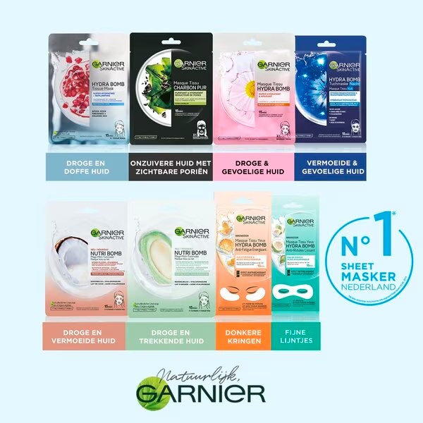 Garnier SkinActive Hydra Bomb maska za tkivo<br>31 g