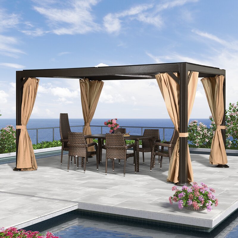 13' B x 10' T Aluminium-Pergola