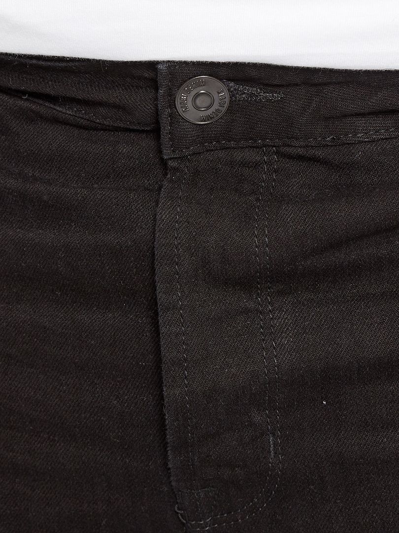 Pantalones vaqueros de algodón puro - NEGRO