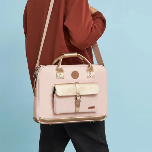 Cabaia Sac ordinateur Queretaro rose clair