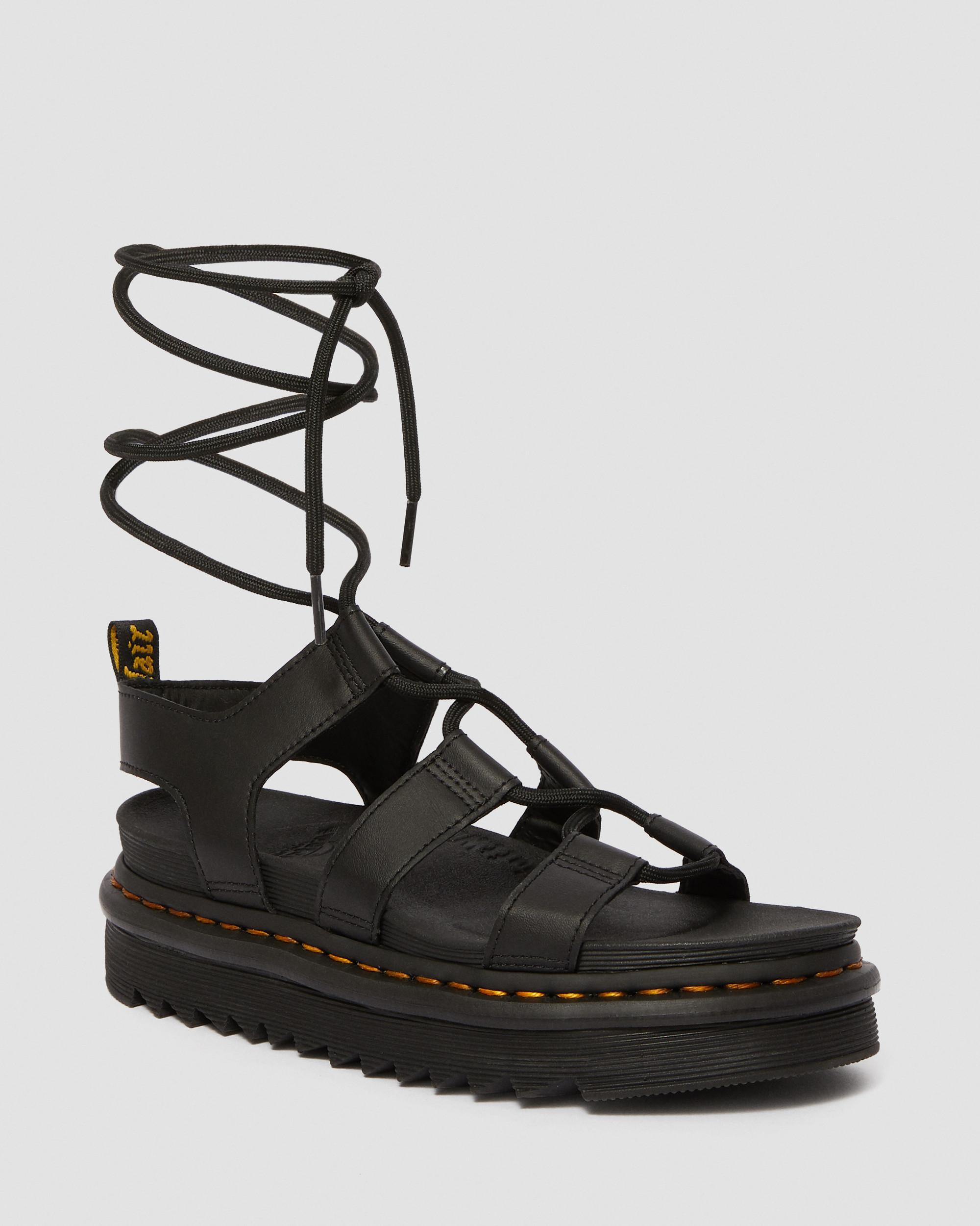 Nartilla Hydro Leder Gladiator Schnürsandalen
