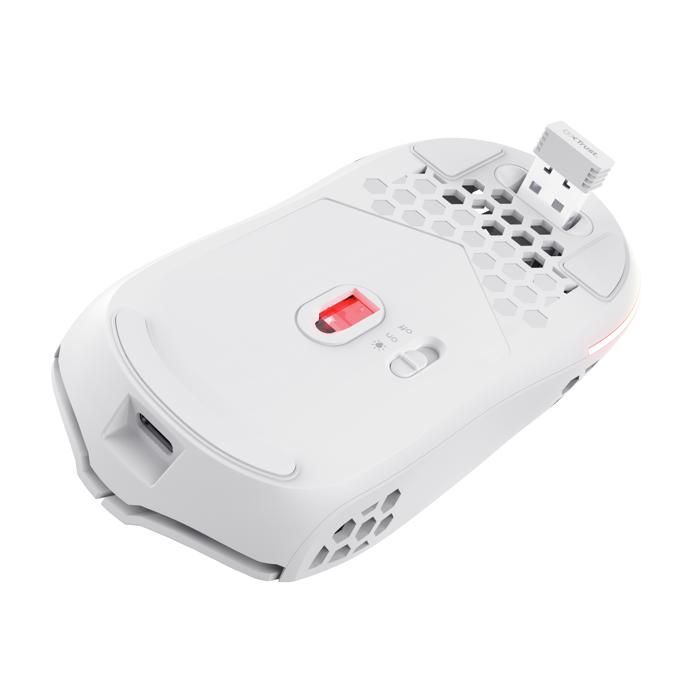 TRUST GXT 929W Helox Wireless Optical Gaming Mouse - 4800 DPI - RGB Lighting - Ultra-Lightweight