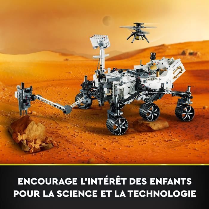 LEGO® Technic 42158 NASA Mars -mönkijä Perseverance, avaruuslöytölelu, AR-sovelluksella