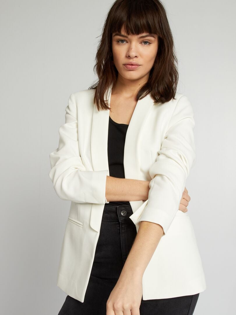 Blazer midi - Branco