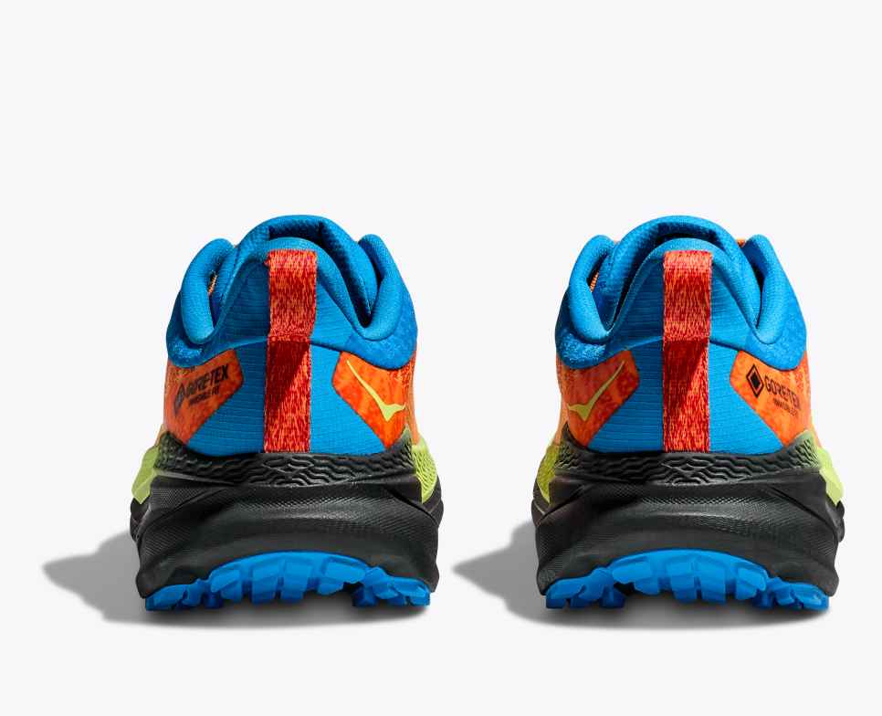 HOKA Challenger 7 GORE-TEX Schwarz/Solar Flare