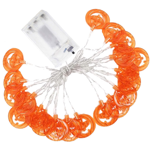 Girlanda na Halloween łańcuch świetlny dynie 20 LED