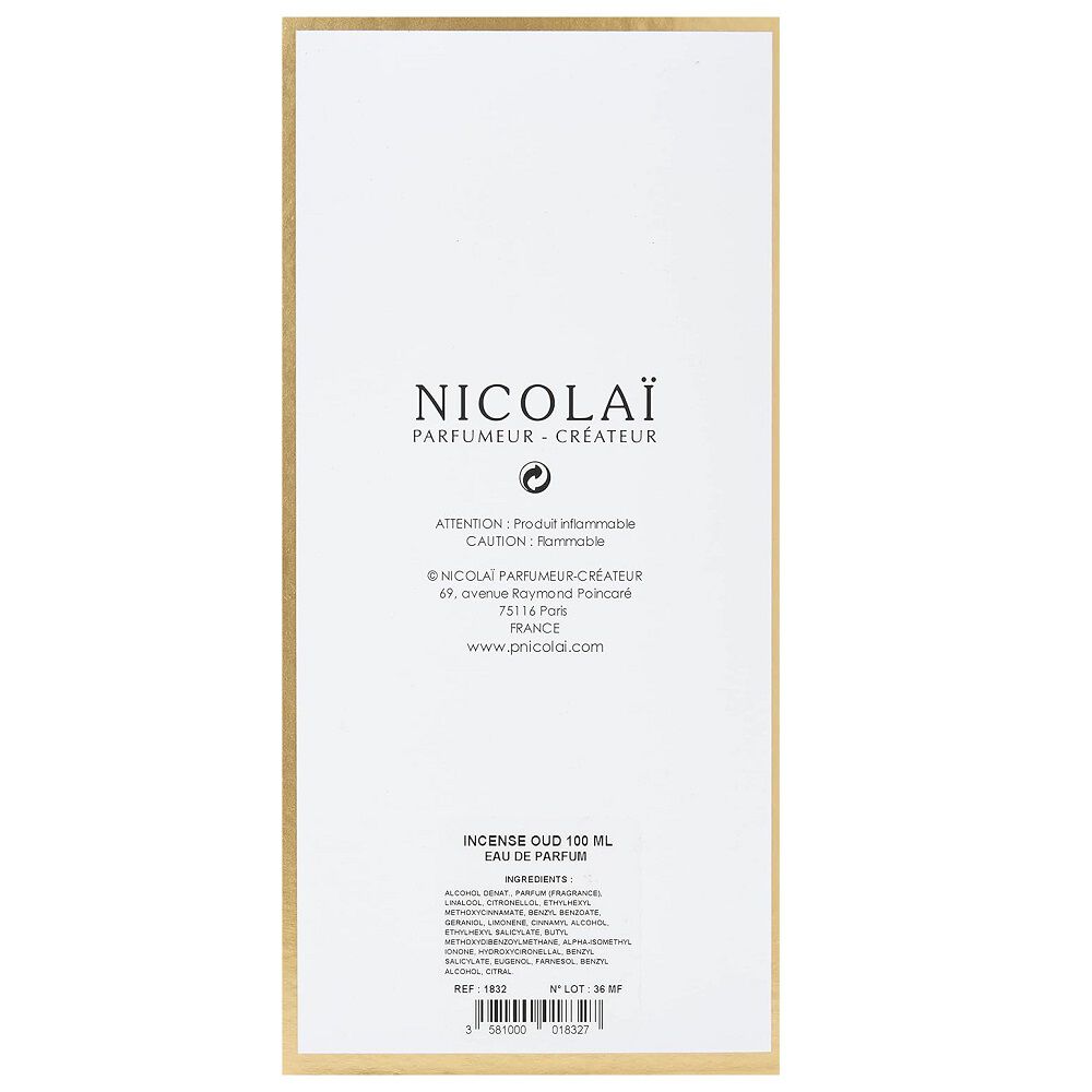 Nicolai Parfumeur Createur Incense Oud