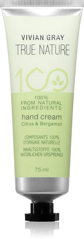 Vivian Gray True Nature Citrus & Bergamot Hydraterende Handcrème