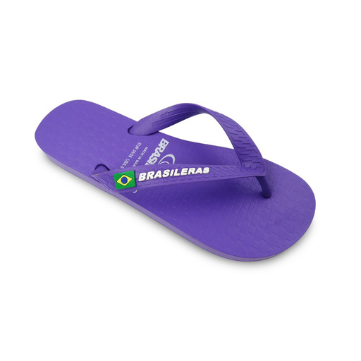 Chinelo de praia brasileiro, modelo clássico Brazil NL, fabricado no Brasil