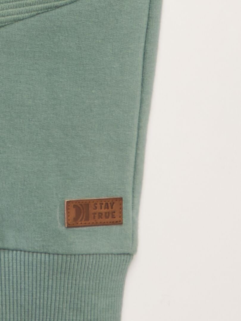 Pantalones deportivos con bolsillos con cremallera - VERDE