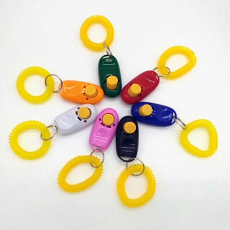Silbato de entrenamiento para perros y gatos, clicker, ayuda para el entrenamiento de perros, silbato para perros guía, equipo para mascotas, productos para perros, suministros para mascotas